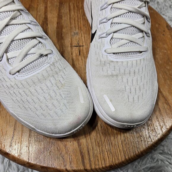 Nike Free Run 2018 Women Sz 8 White/Black Flex Bottomed Running Shoes 942837-100 - Picture 5 of 11